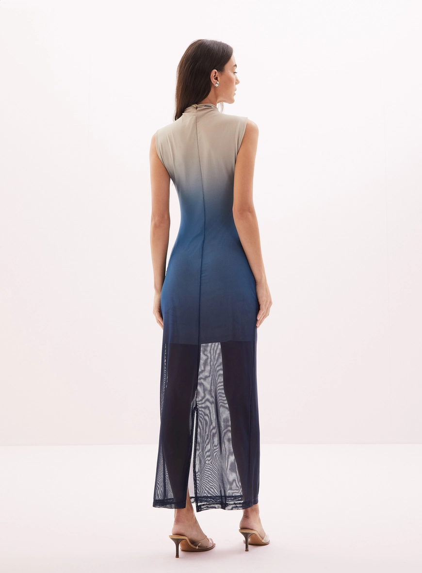Vestido Feminino Longo Estampado - Slim Estampados 4