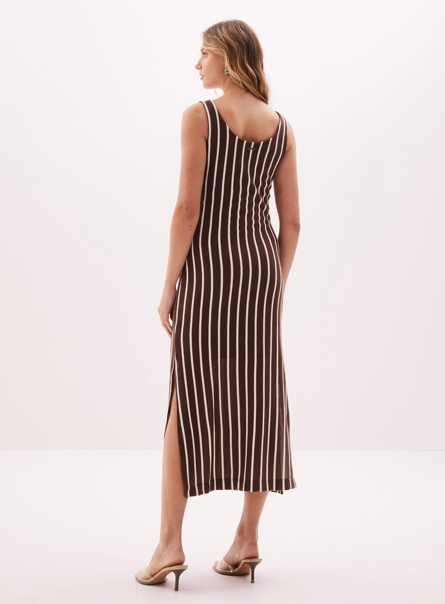 Vestido Feminino Midi Estampados Estampados 4