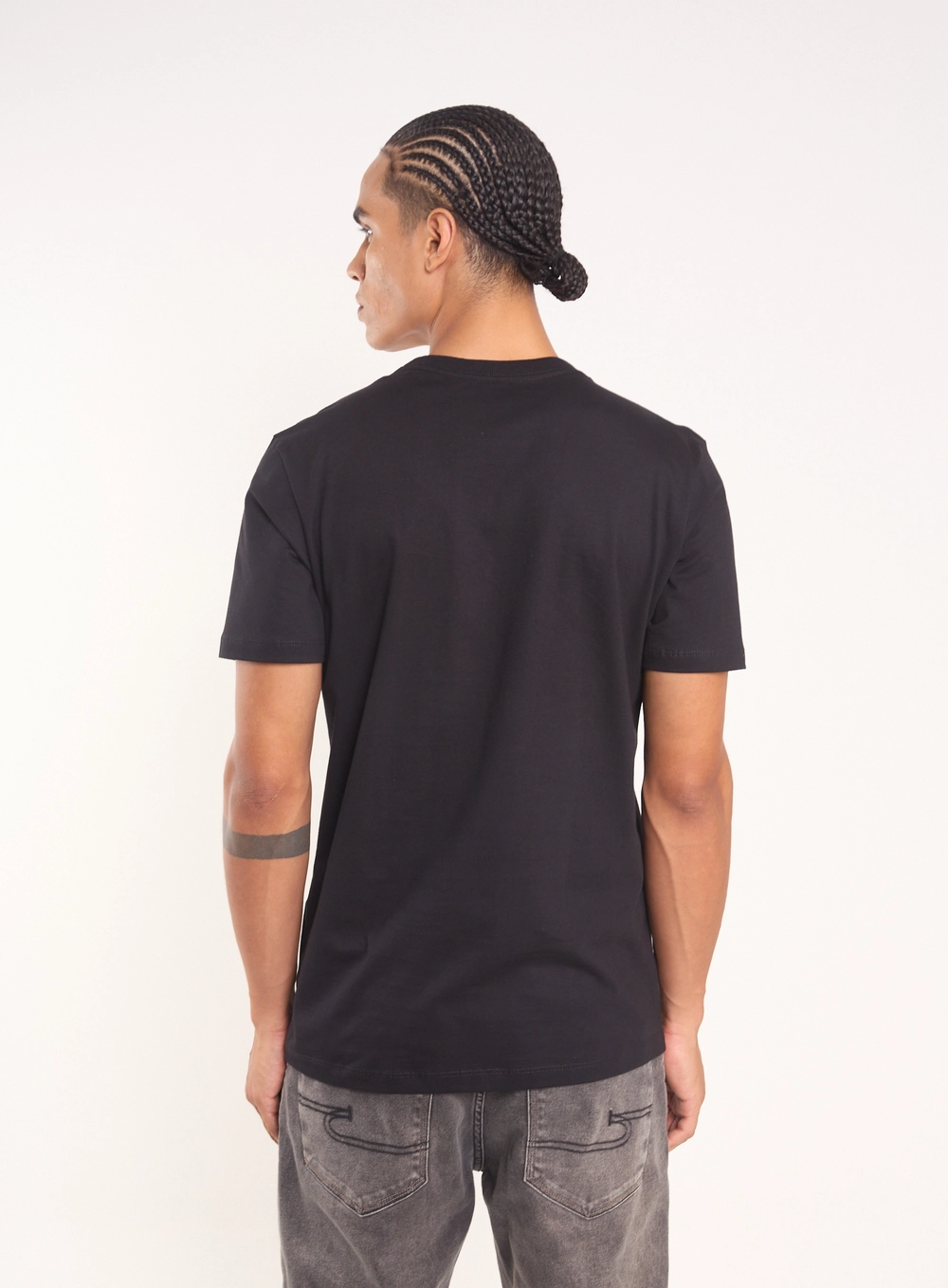 Camiseta Masculina Com Estampa Midnight Preto