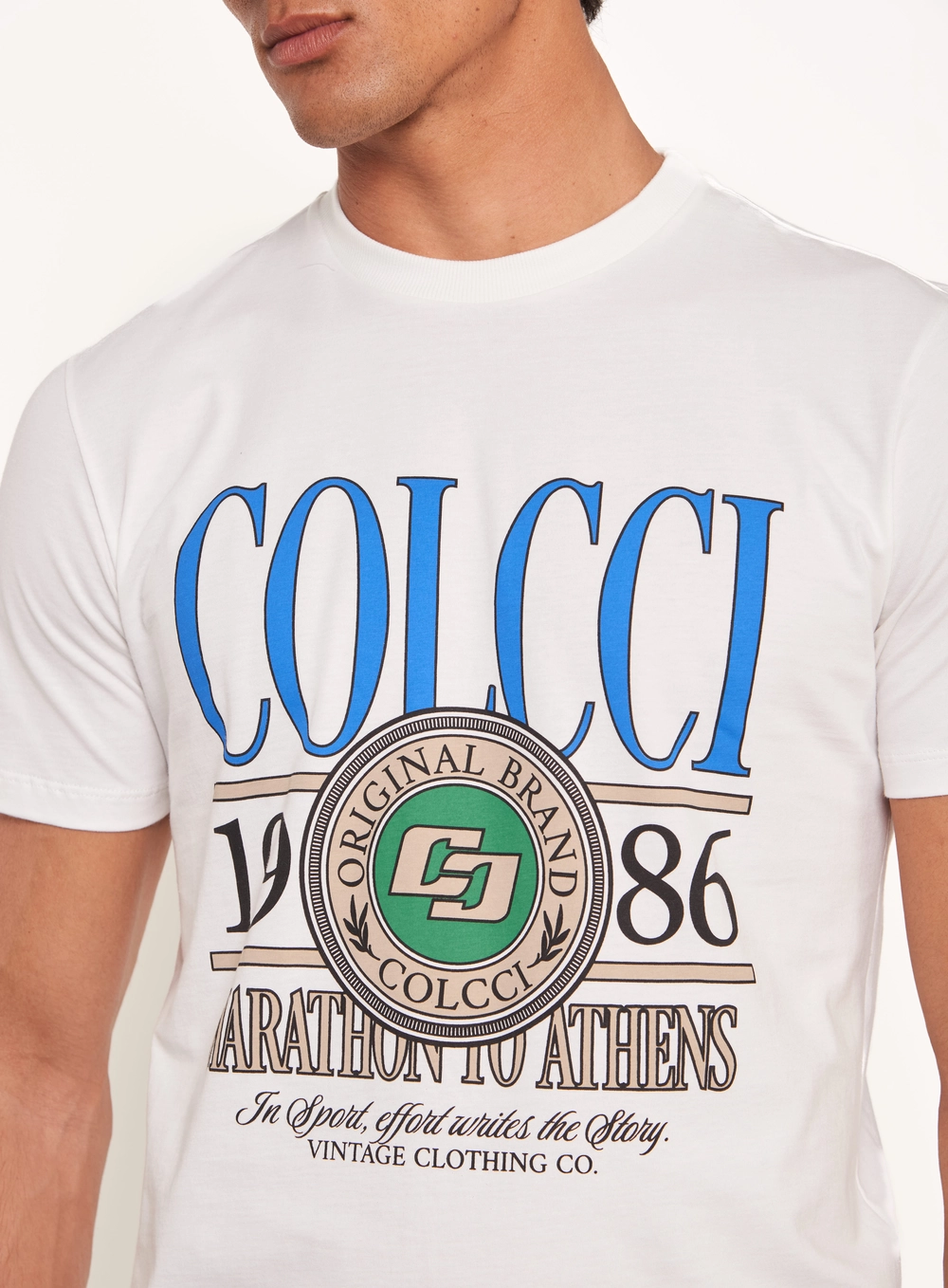 Camiseta Masculina Com Estampa Marathon Off Shell