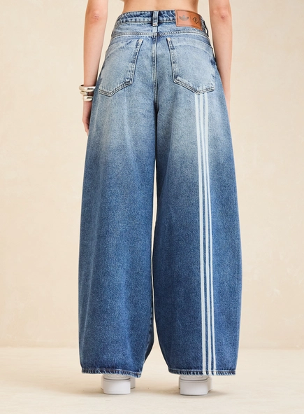 Calça Jeans Unissex Baggy - Forum | Adidas