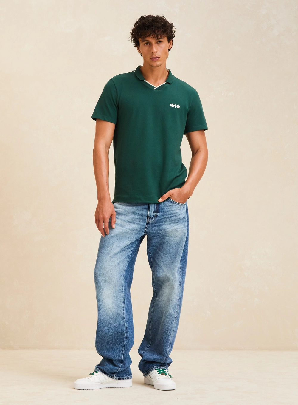 Calça Jeans Unissex Baggy - Forum | Adidas Índigo Masc 1