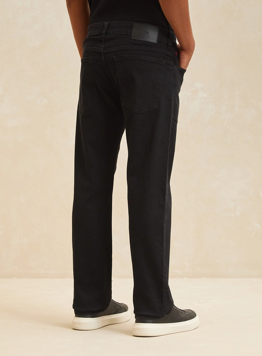 Calça Jeans Masculina - Paul Regular Indigo Preto