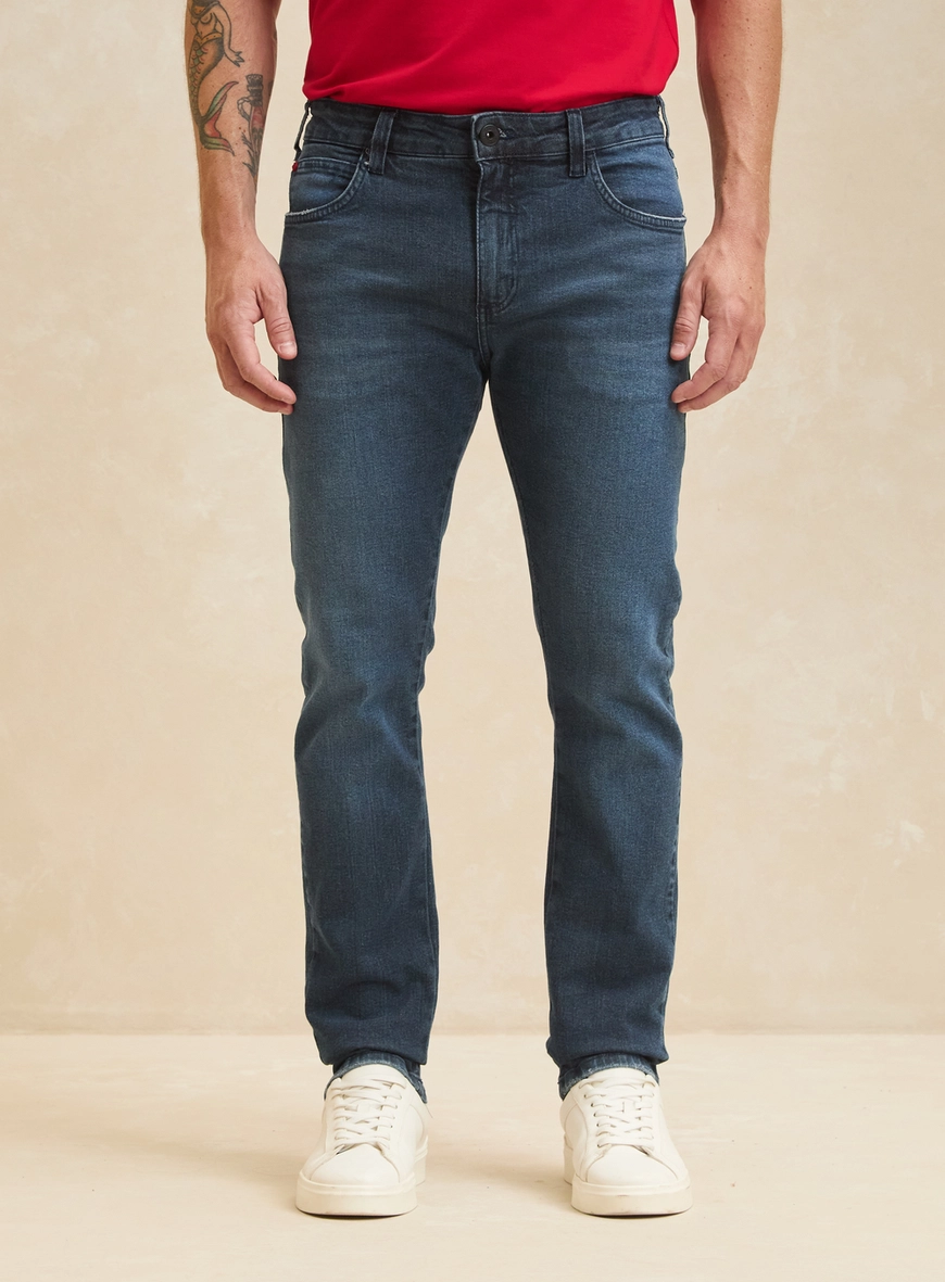 Calça Jeans Masculina - Paul Slim Índigo