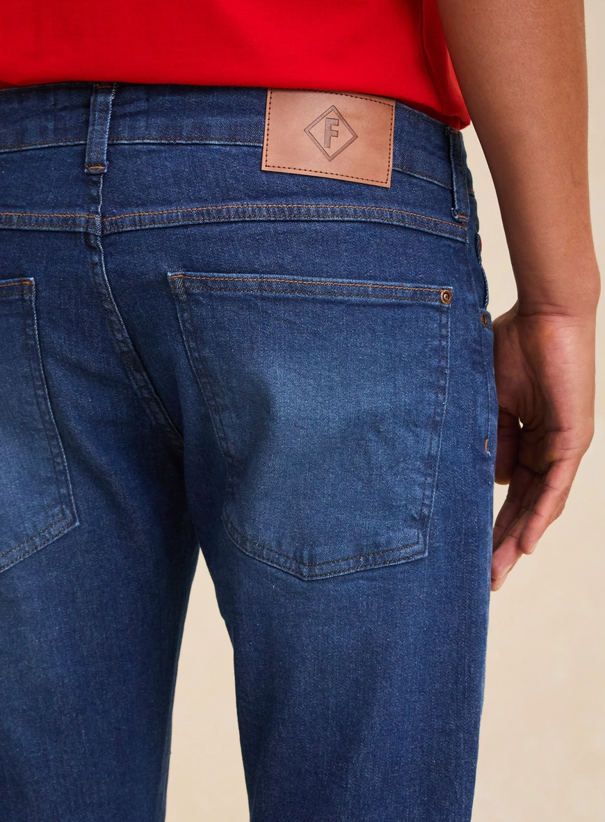 Calça Jeans Masculina - Igor Skinny Índigo 4
