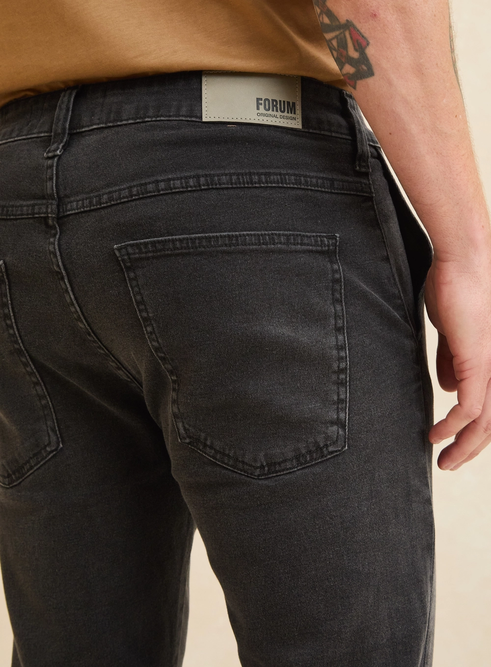 Calça Jeans Masculina - Vitor Indigo Preto 4