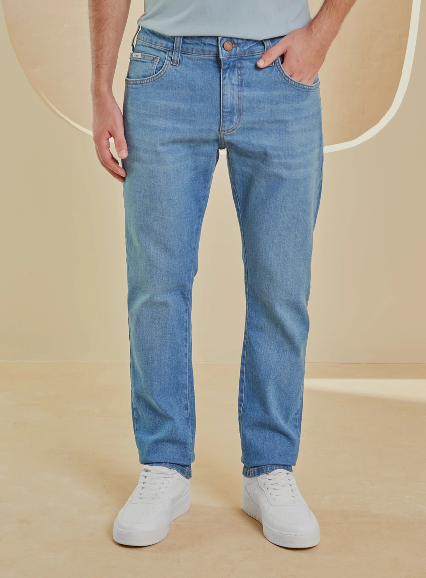 Calça Jeans Masculina - Paul Slim Índigo 3