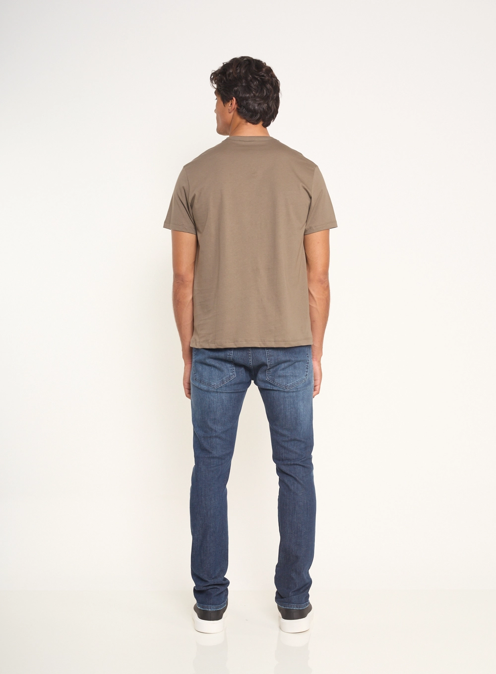 Camiseta Masculina Com Bolso Verde Biosphere