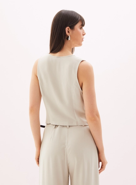 Colete Feminino Alfaiataria - Fashion