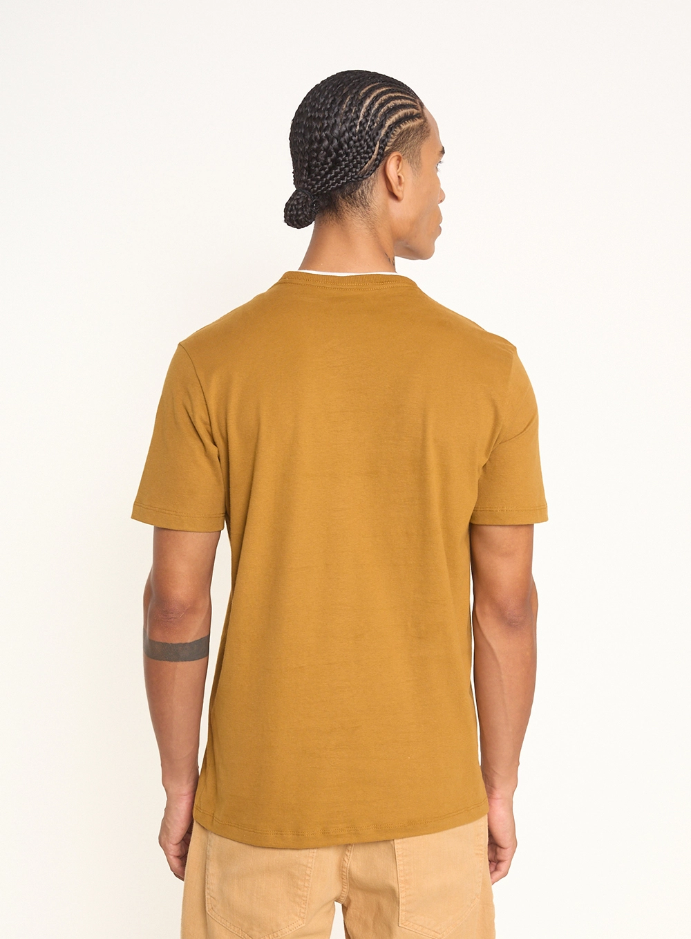 Camiseta Masculina New Slim Marrom