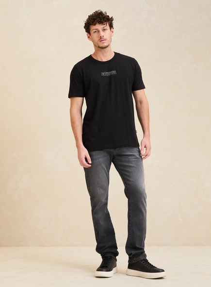 Calça Jeans Masculina Estonada Escura - Paul Slim