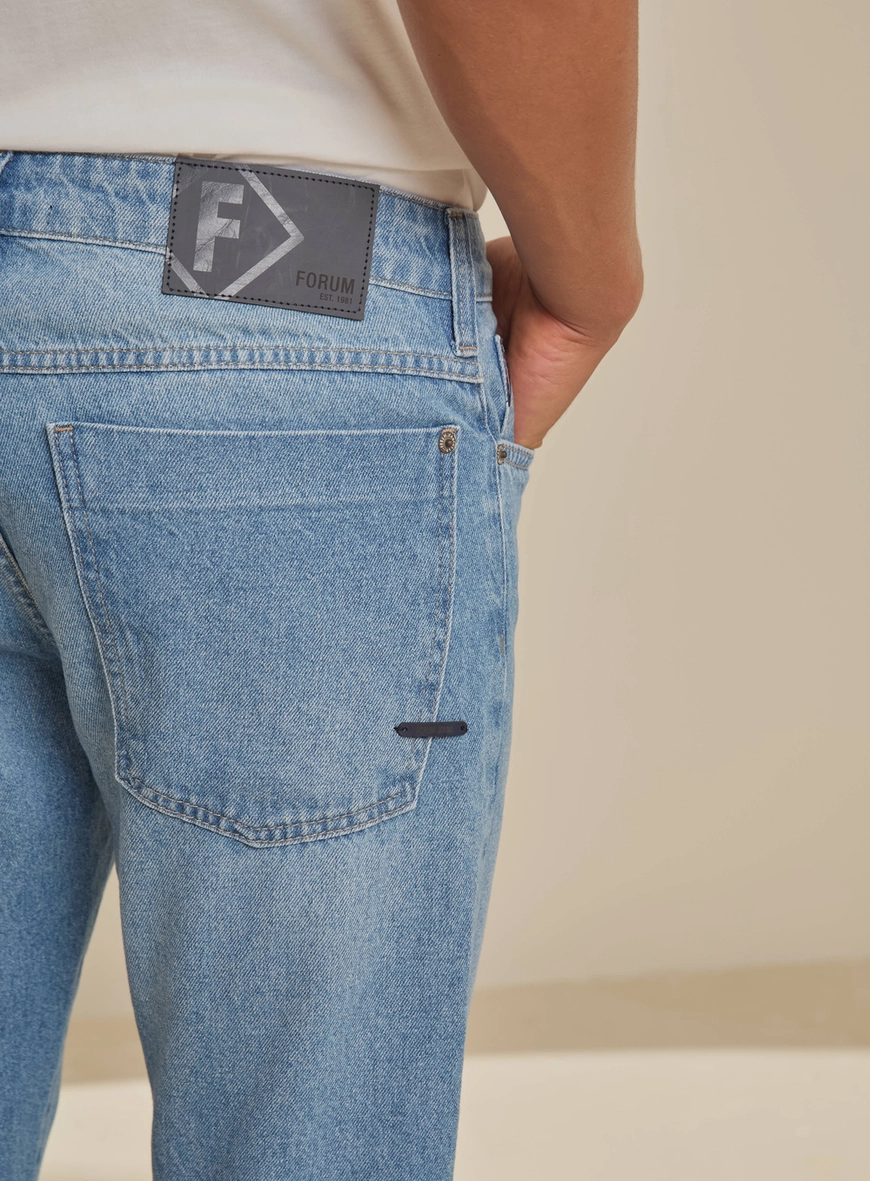 Calça Jeans Masculina Lavagem Clara - Paul Slim Índigo 4