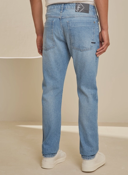 Calça Jeans Masculina Lavagem Clara - Paul Slim