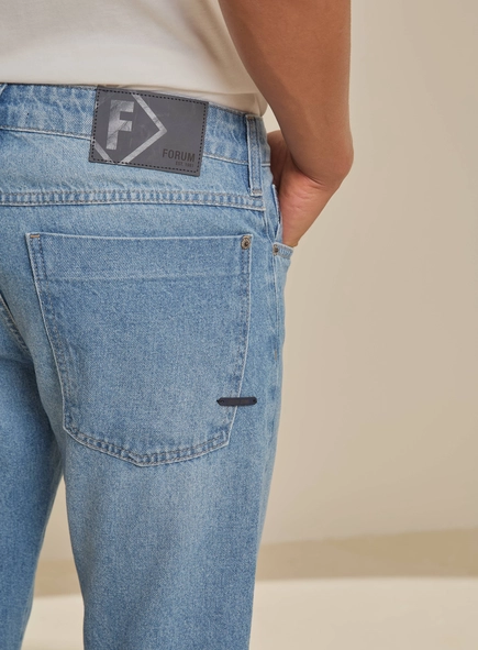 Calça Jeans Masculina Lavagem Clara - Paul Slim