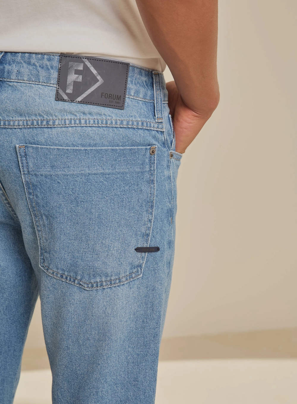 Calça Jeans Masculina Lavagem Clara - Paul Slim Índigo 4