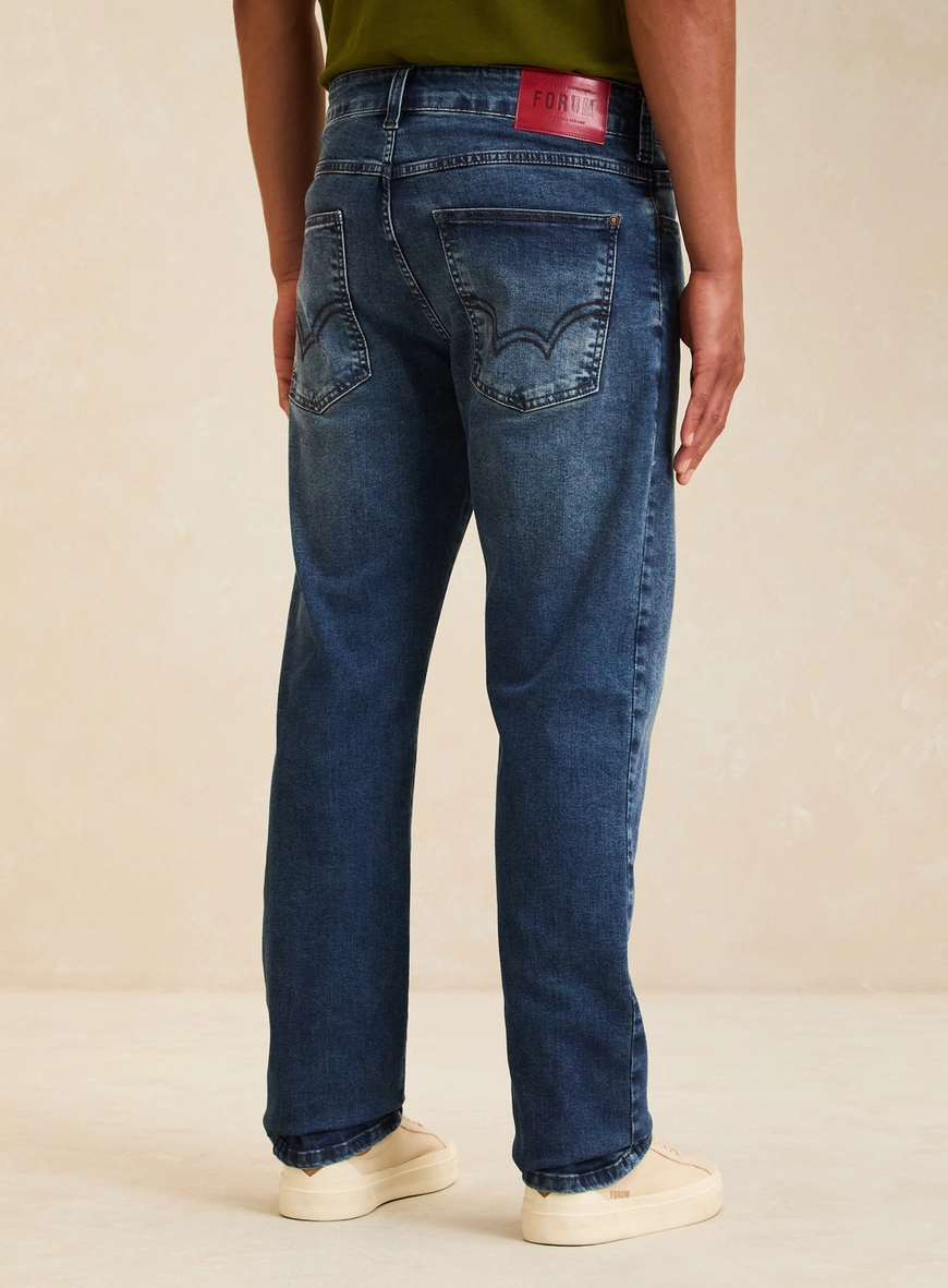 Calça Jeans Masculina Lavagem Escura - History Índigo 2