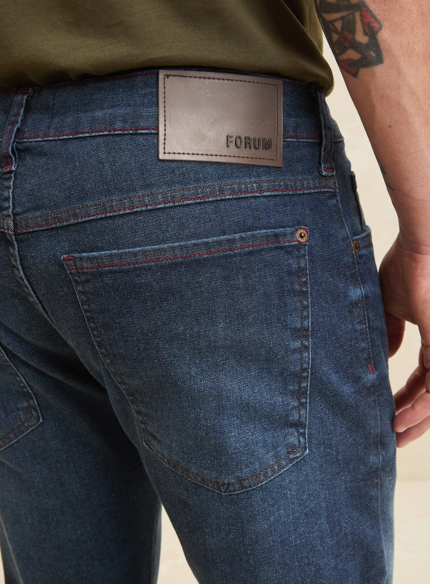 Calça Jeans Masculina Índigo Escuro - Paul Slim Índigo 4