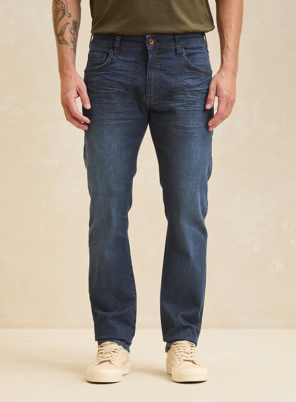 Calça Jeans Masculina Índigo Escuro - Paul Slim Índigo 3