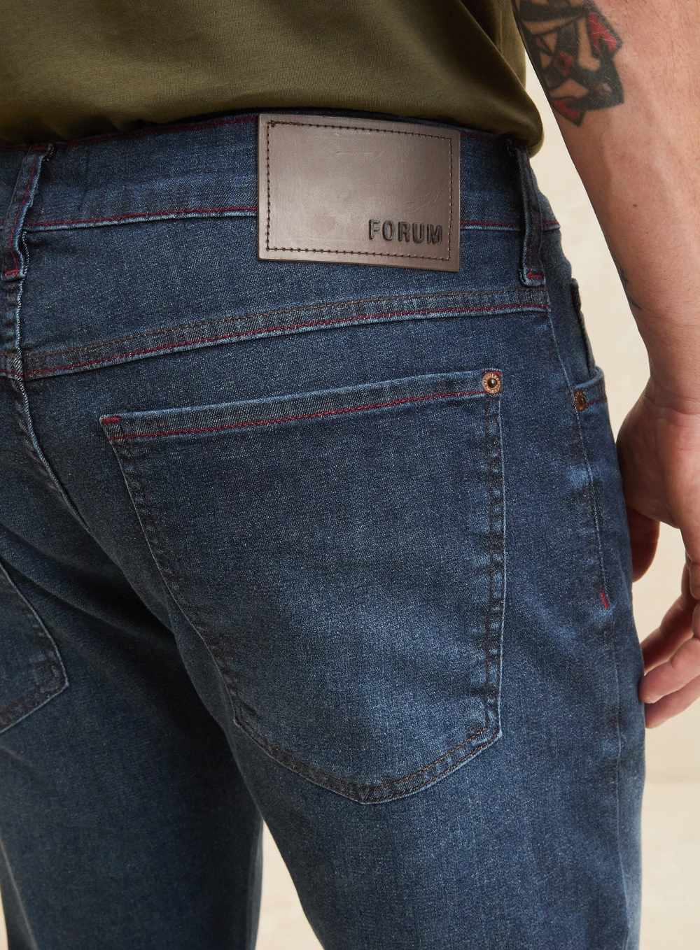 Calça Jeans Masculina Índigo Escuro - Paul Slim Índigo 4
