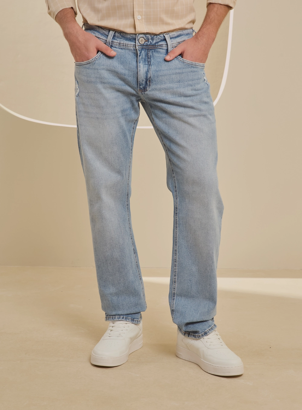 Calça Jeans Masculina Stone Light - Paul Regular Índigo 3