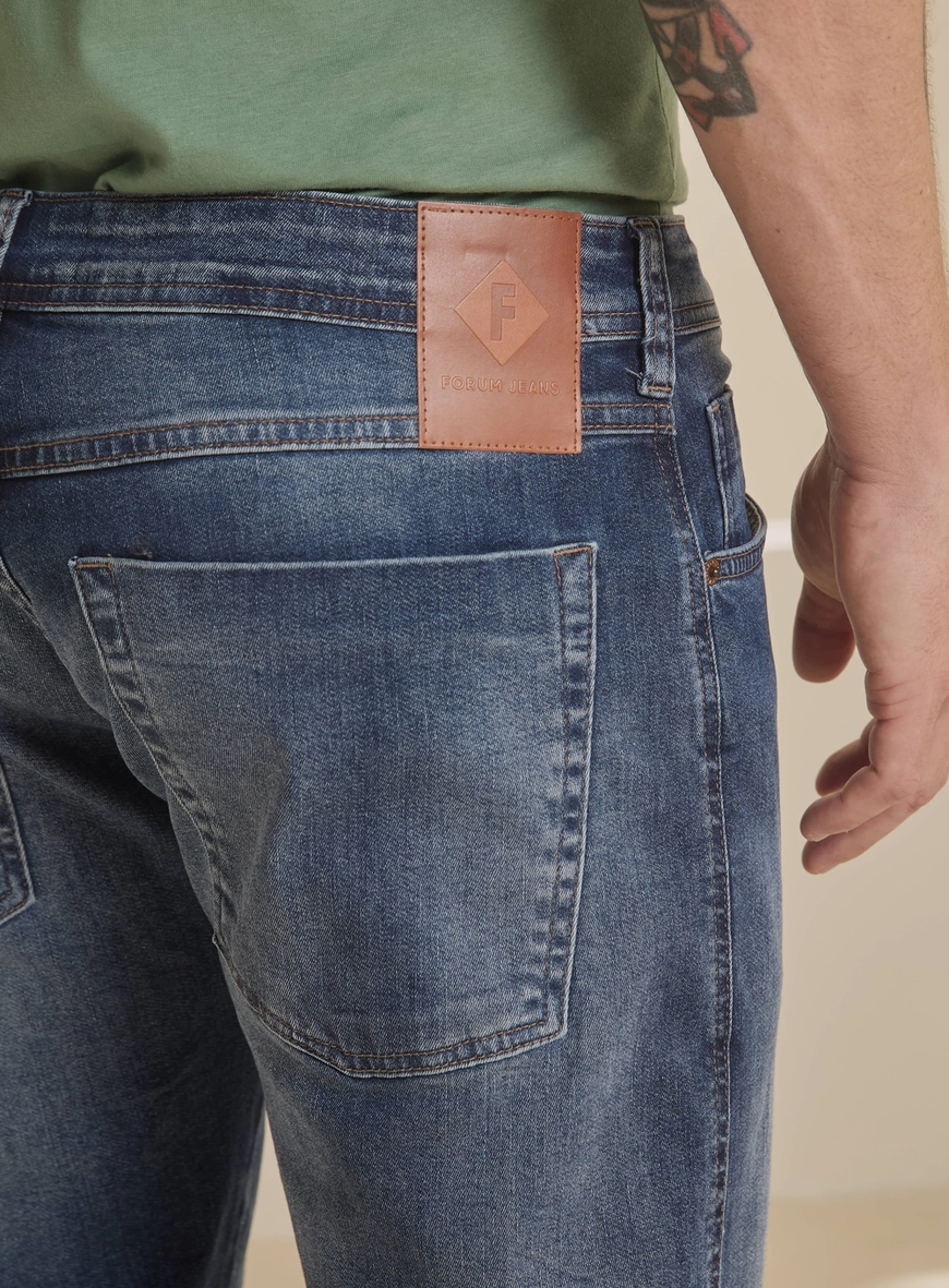 Calça Jeans Masculina - Igor Skinny Índigo 4