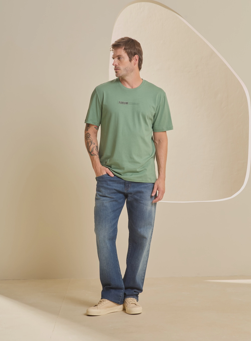 Calça Jeans Masculina - Igor Skinny Índigo 1