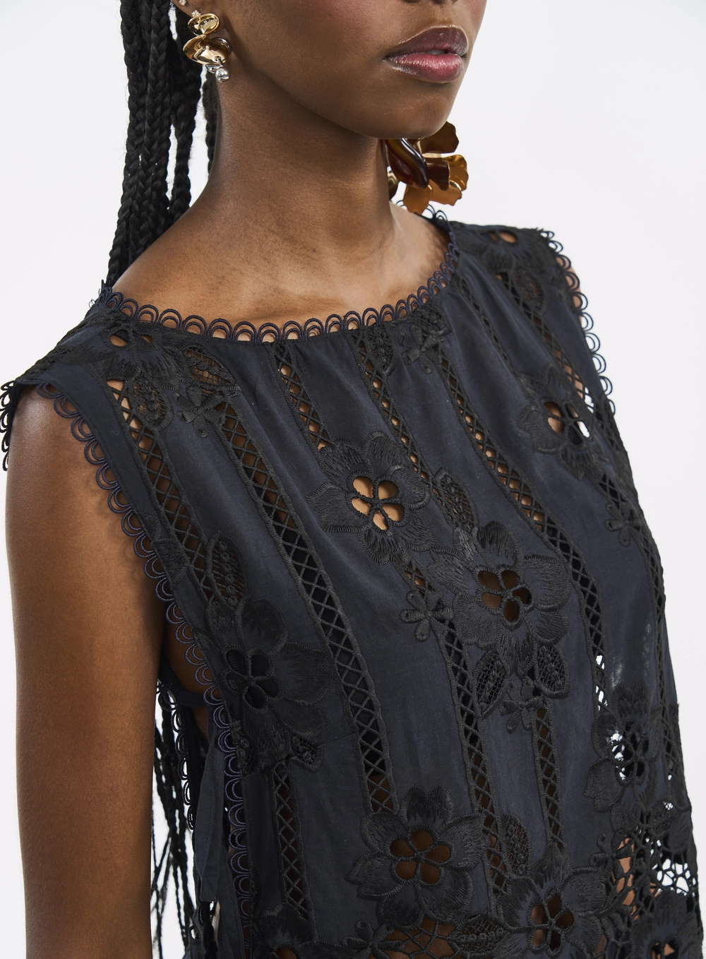 Blusa Laise Comfort Texturizada Preto