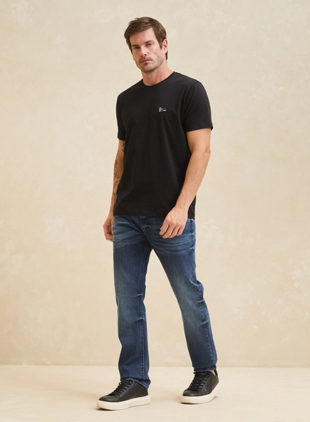 Calça Jeans Masculina Marmorizado - Paul Slim