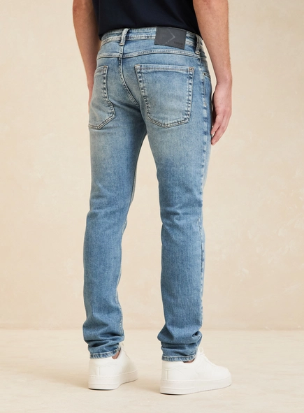 Calça Jeans Masculina Retro Blue - Igor Skinny