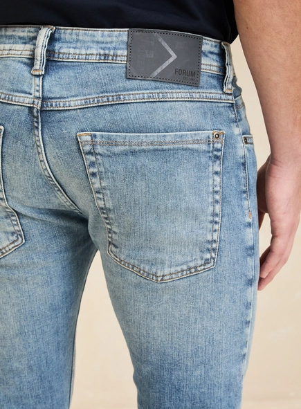 Calça Jeans Masculina Retro Blue - Igor Skinny