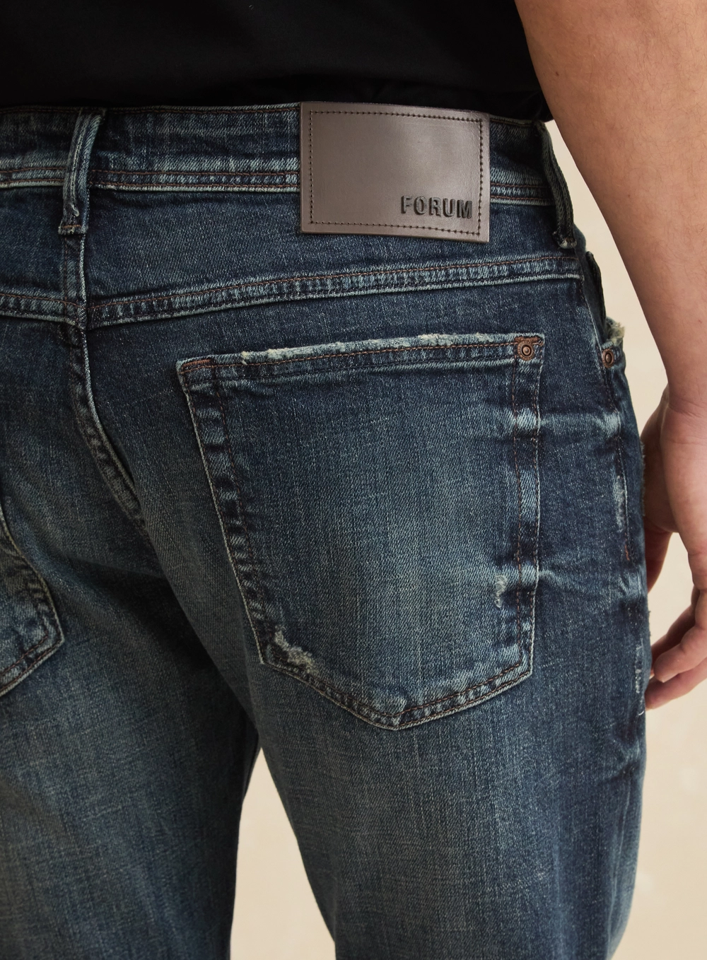Calça Jeans Masculina Índigo Escuro - Paul Slim Índigo 4