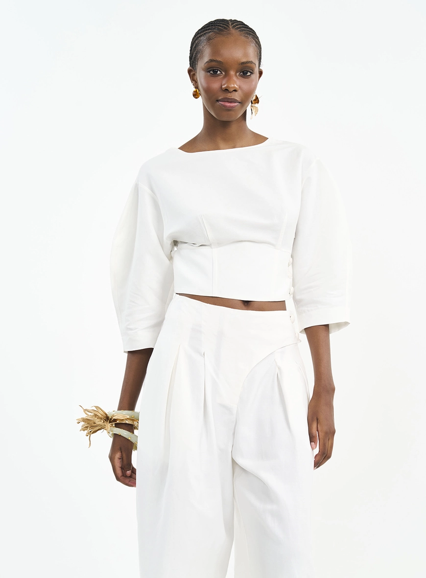 Blusa Comfort Com Decote Canoa