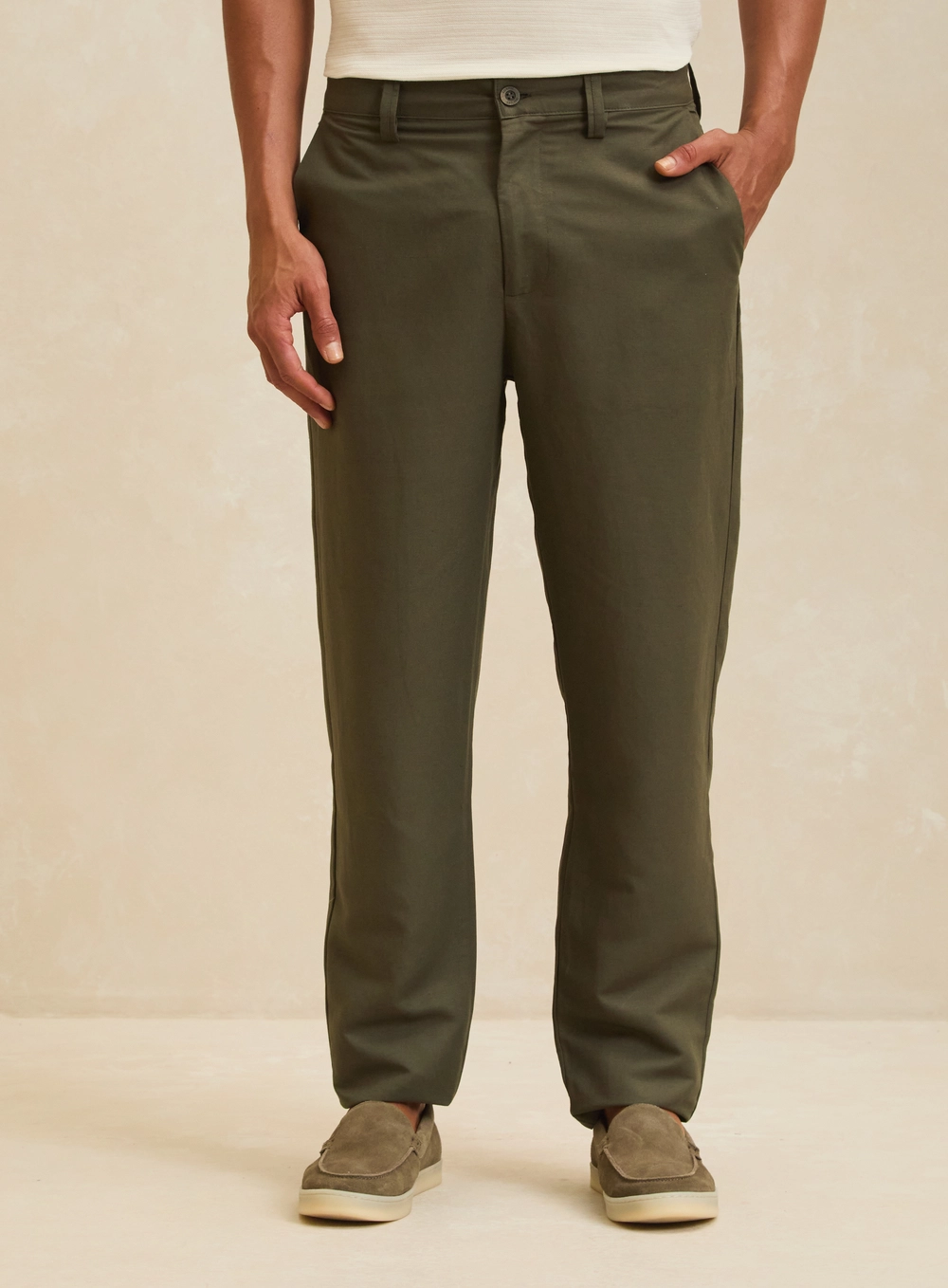 Calça Alfaiataria Reta Masculina - Luciano Verde 3