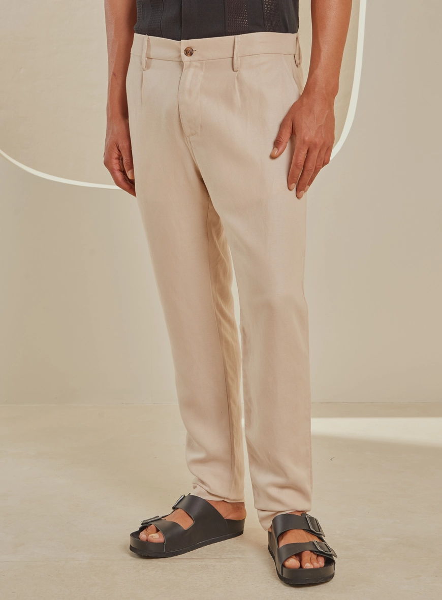 Calça Alfaiataria Masculina - Bolt Bege 3