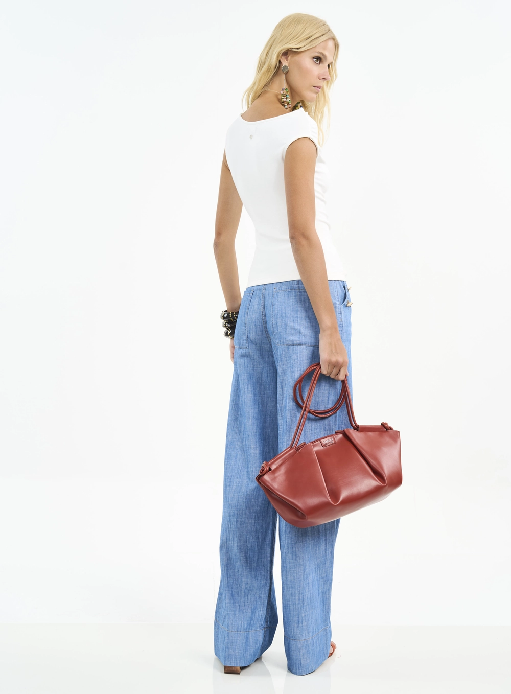 Blusa Slim Com Franzido Off Shell