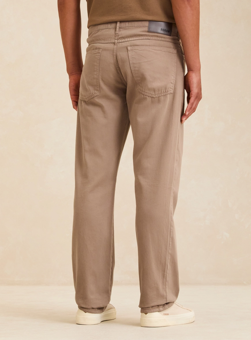 Calça Sarja Masculina - Paul Regular Marrom 2