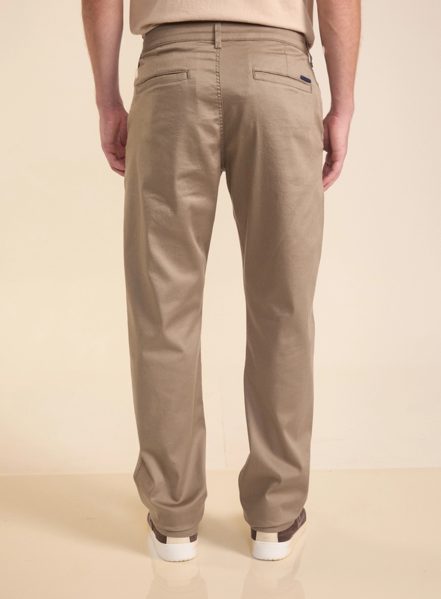 Calça Masculina Chino Pima Touch Bege