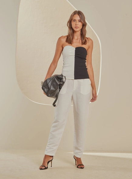 Calça Alfaiataria Feminina Cenoura