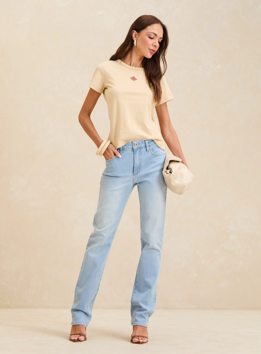 Calça Jeans Feminina - Marisa Slim Índigo 1