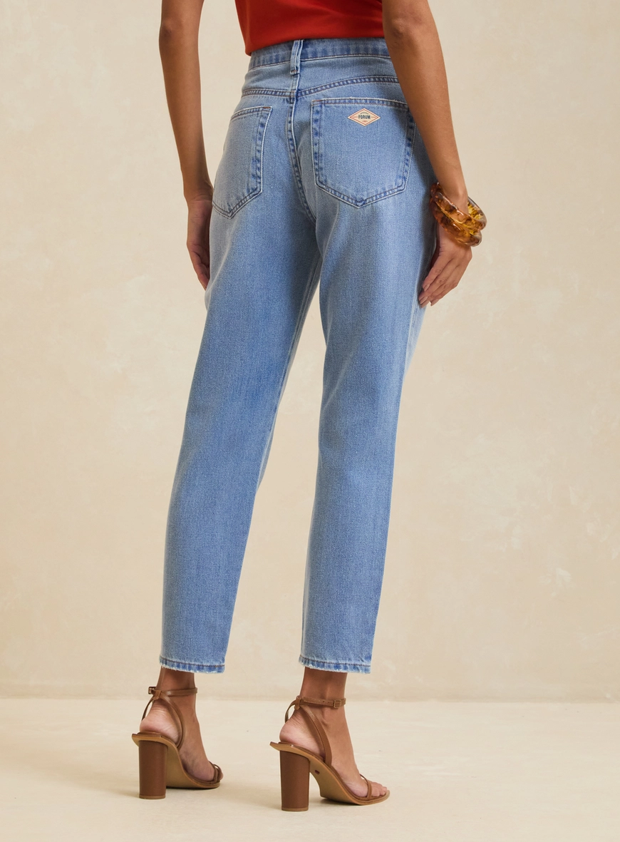 Calça Jeans Feminina Lavagem Clara - Lola Índigo 2