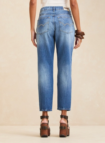 Calça Jeans Feminina Lavagem Escura - Lola