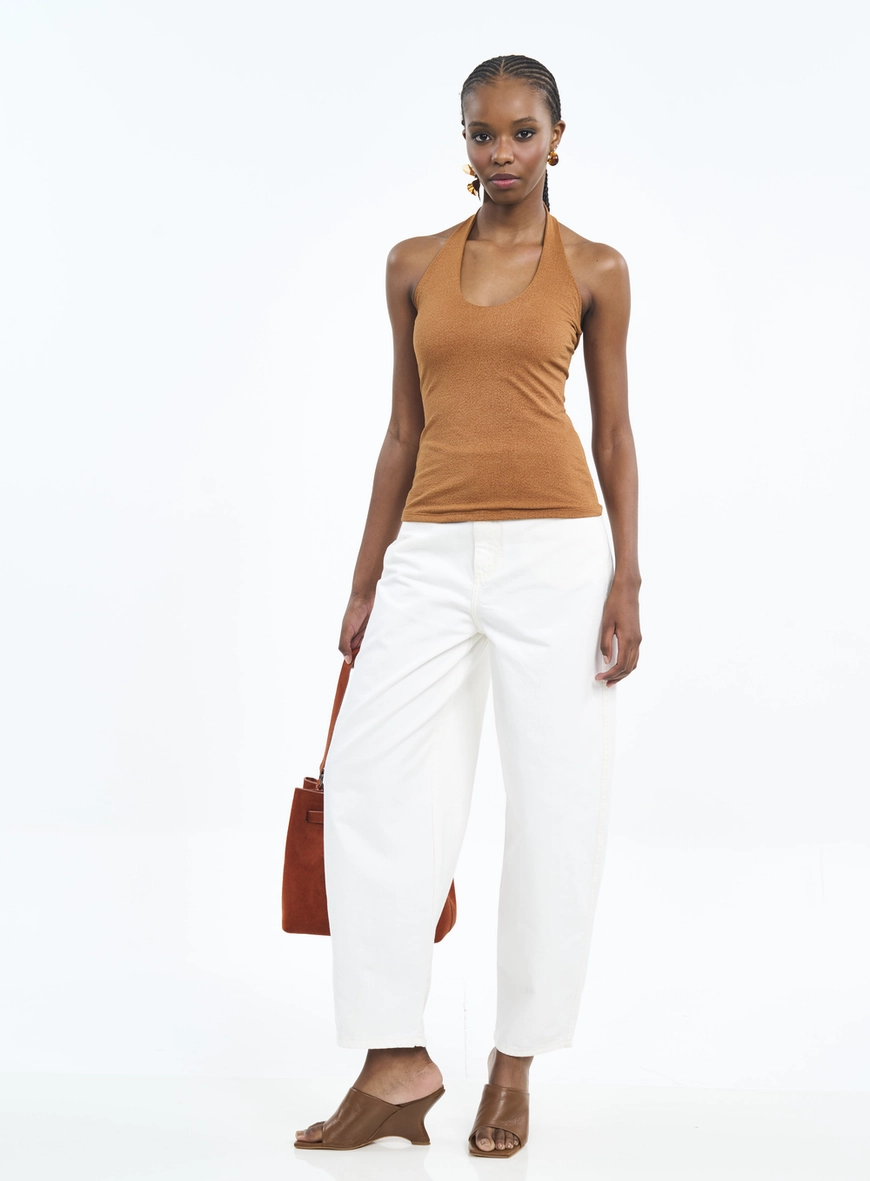 Blusa Frente Única Com Textura