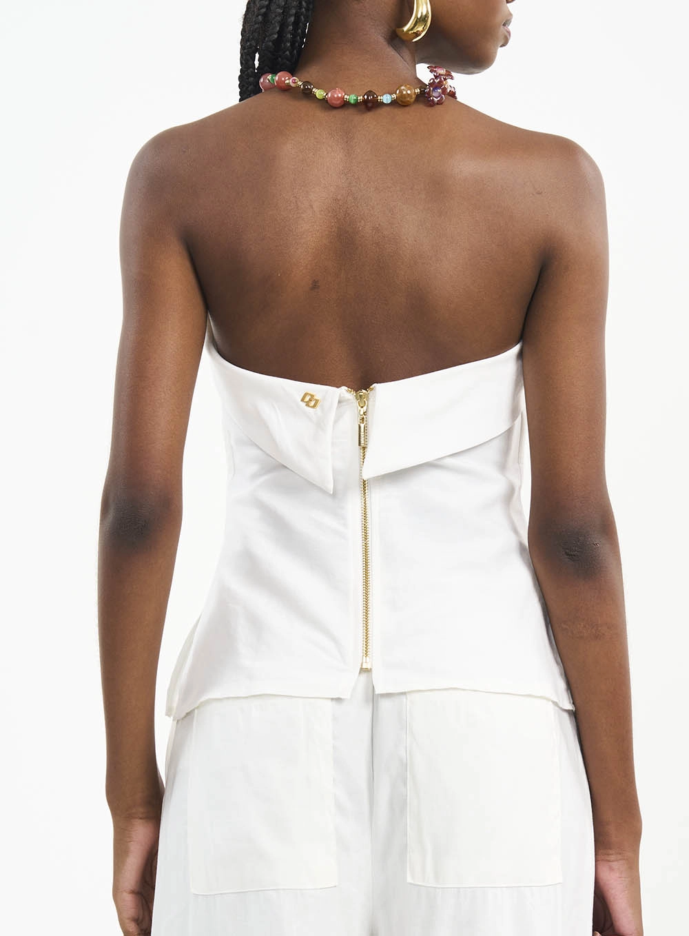 Blusa Tomara Que Caia Com Zíper Off Shell