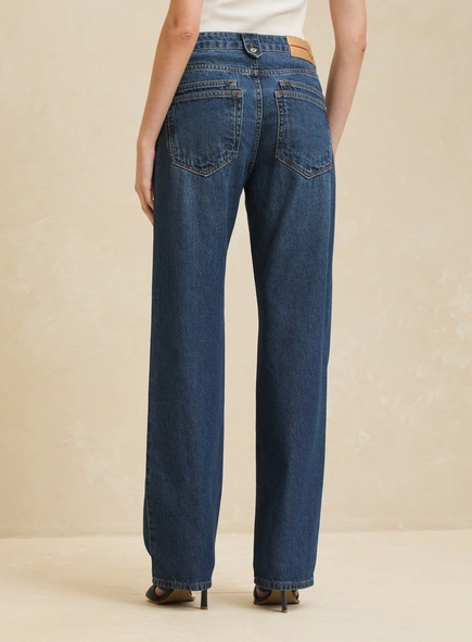 Calça Jeans Feminina - Raquel Wide Leg
