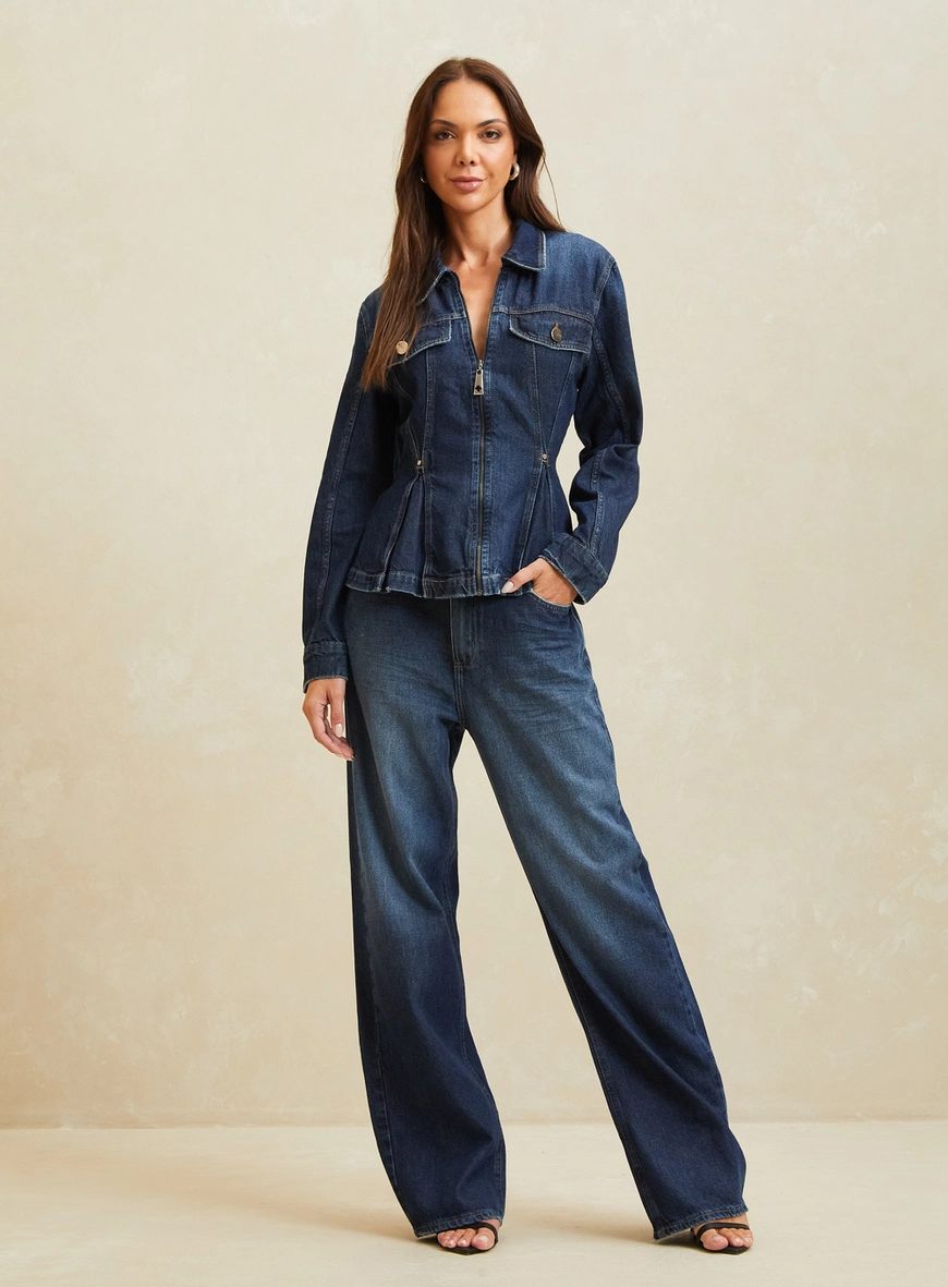 Calça Jeans Feminina Low Curve Índigo