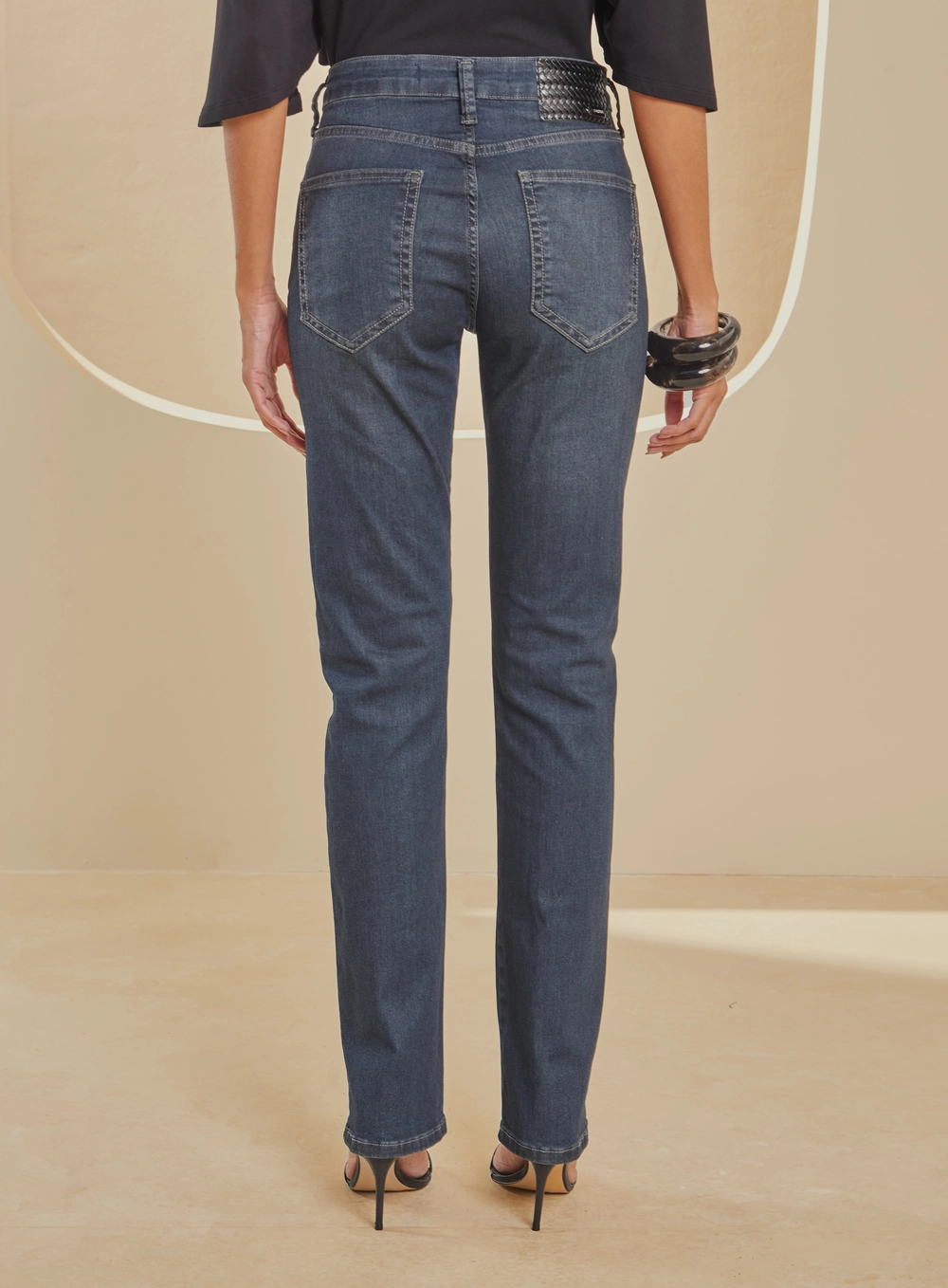Calça Jeans Slim Lavagem Escura - Marisa Índigo 2
