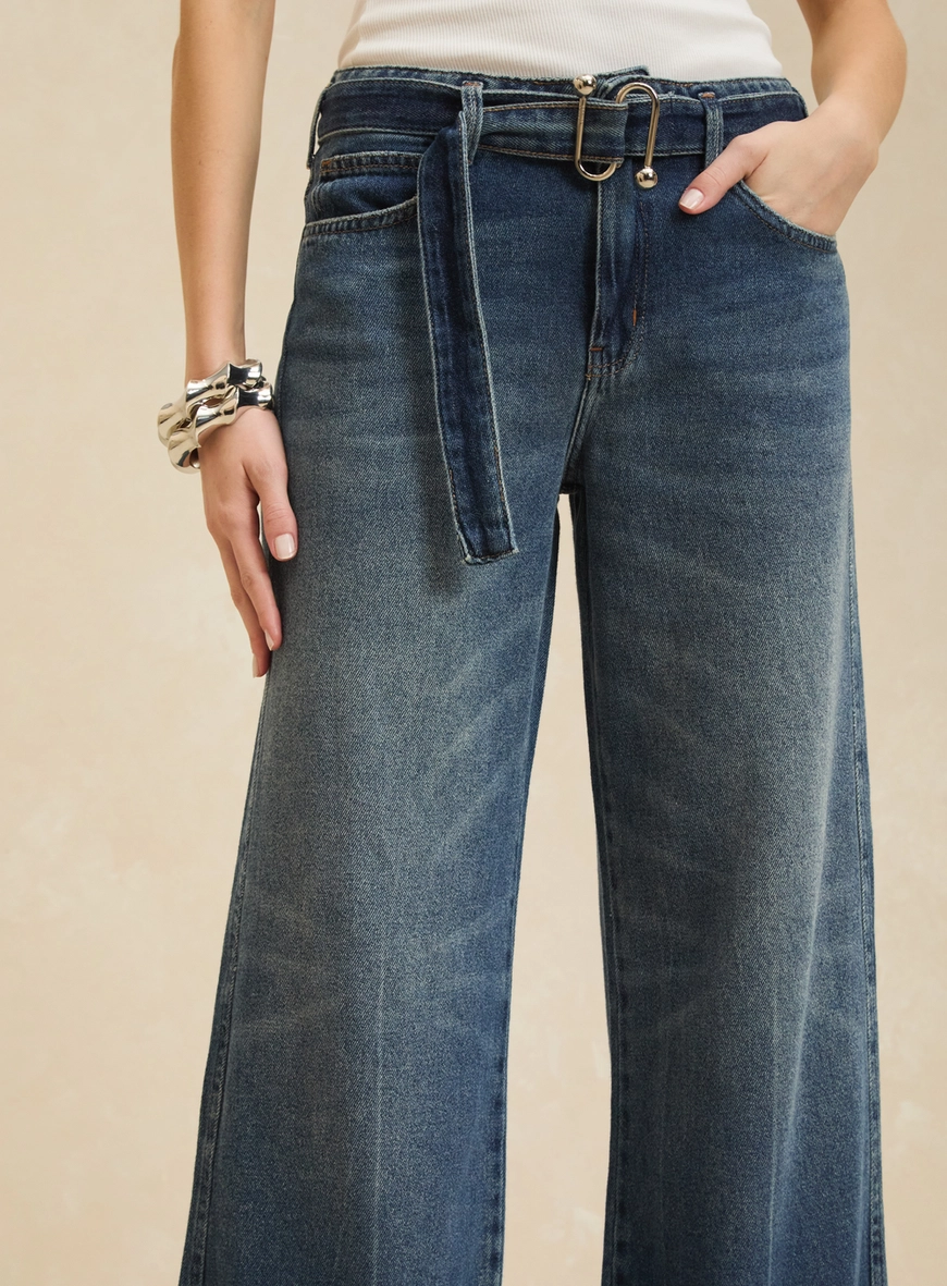 Calça Jeans Feminina - Ayla Índigo