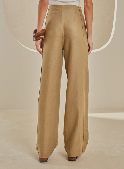 Calça Alfaiataria Ampla Texturizada