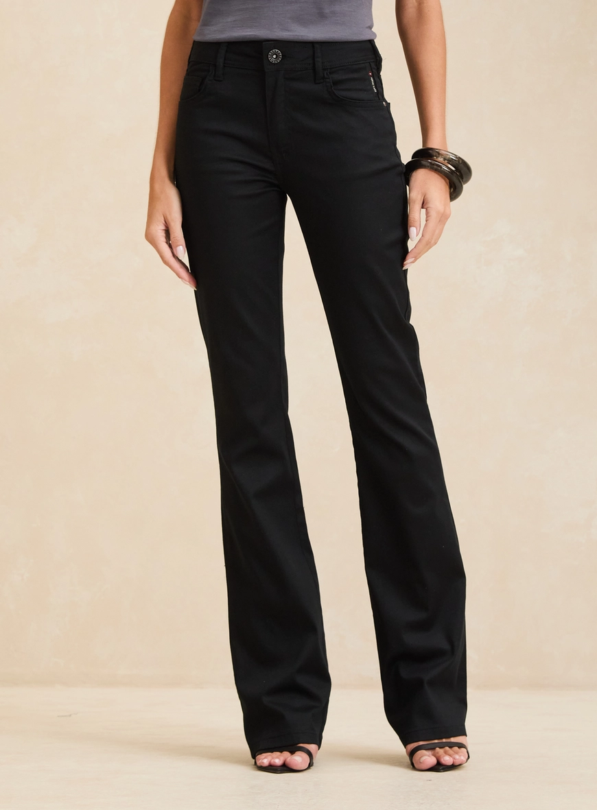 Calça Sarja Feminina - Marisa Boot Cut Preto