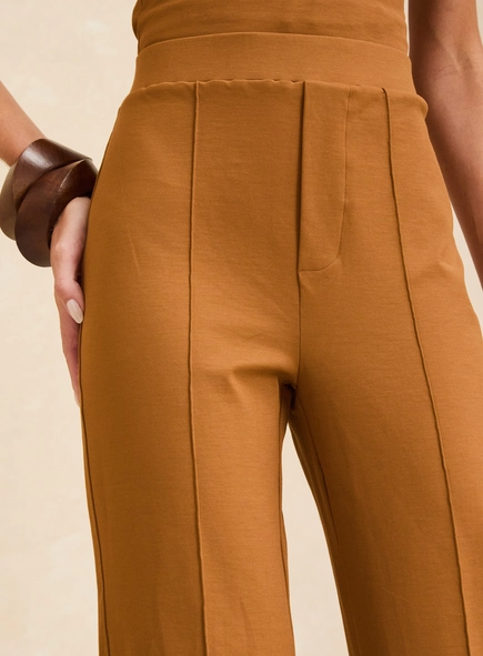 Calça Feminina Pantalona Cintura Alta